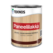 Дисперсійний лак для панелей майже без запаху Teknos PANEELILAKKA 9.0 (L.), Водорозчинний дисперсійний лак, Для внутрішніх поверхонь, Не рекомендується для підлоги, паркету і меблів., Особливо підходить для лакування панельних стін і стель. Застосовується також для стін і стель з деревинно-стружкових плит. Не рекомендується для підлоги, паркету і меблів