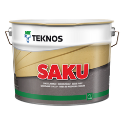 Teknos SAKU 0.9 L. Краска для бетонных поверхностей