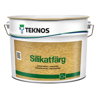 Teknos SILIKATFÄRG 2.7 L. Силікатна фарба для мінеральних поверхонь