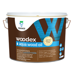 Натуральное водоразбавляемое масло для дерева Teknos WOODEX AQUA WOOD OIL 2.7 L.