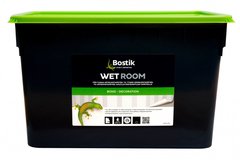 Клей для настенных покрытий во влажных помещениях Bostik WET ROOM 78 15 л, Валик, кисть, шпатель.